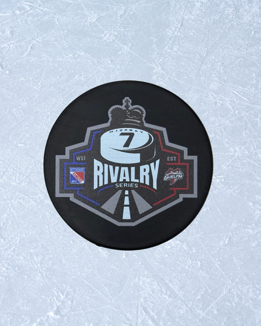 Hwy 7 Rivalry Series Official Puck