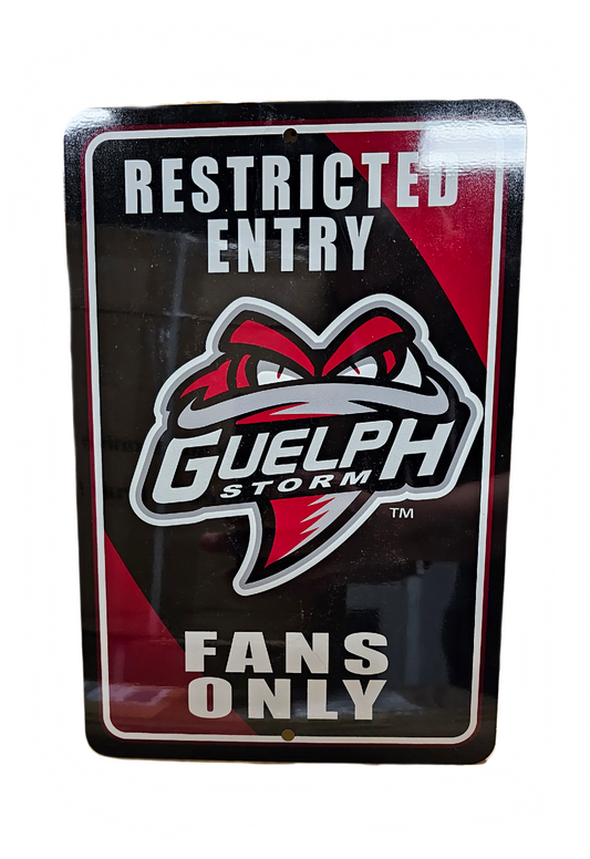 Storm Fans Only Sign