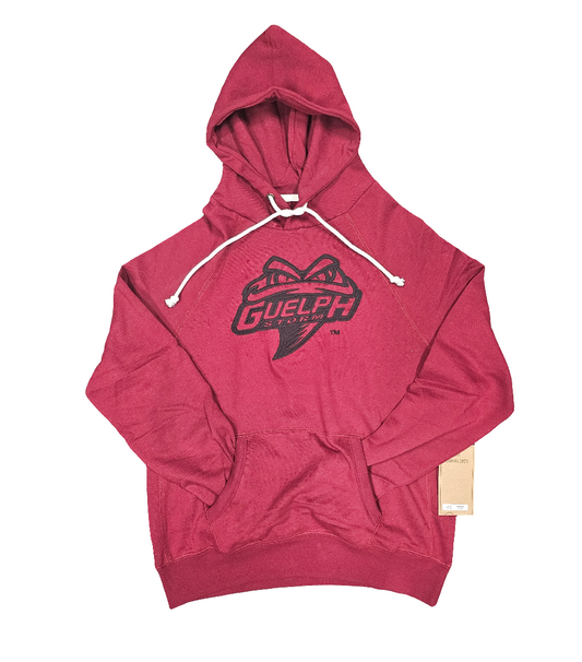 Storm Crimson Black Hoodie